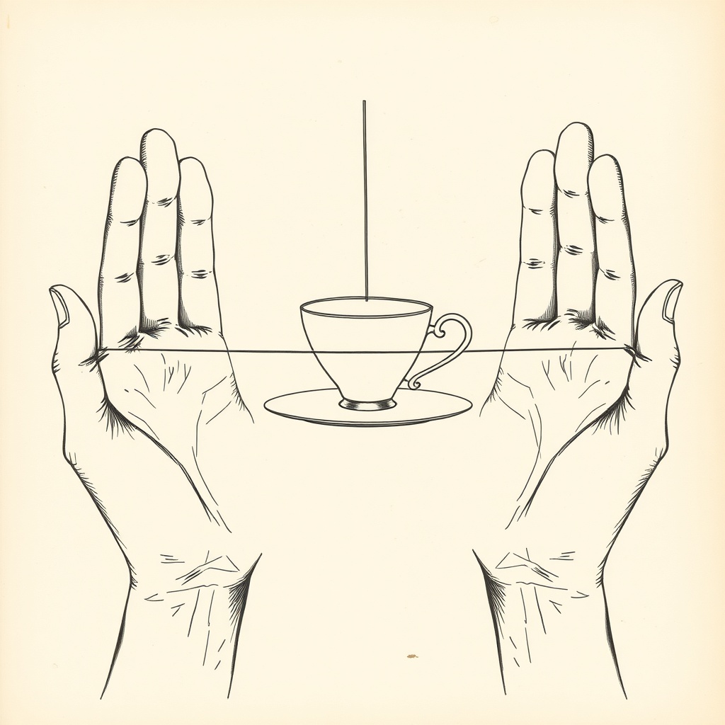 AI rendering of Cup and Saucer